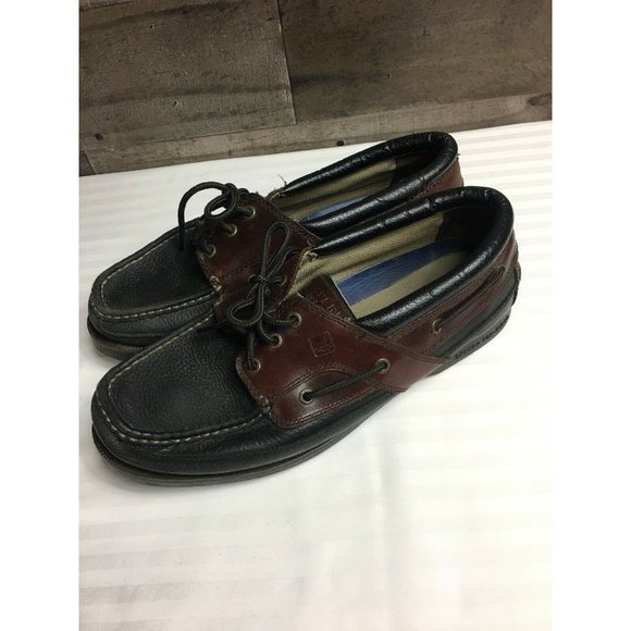 SPERRY TOP-SIDER Navy Blue Leather Men's Size 13M - Picture 3 of 9